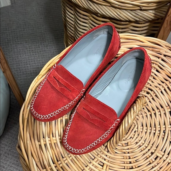Boden Red Loafers - Picture 1 of 5